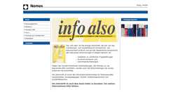 Desktop Screenshot of info-also.nomos.de