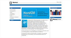 Desktop Screenshot of nordoer.nomos.de
